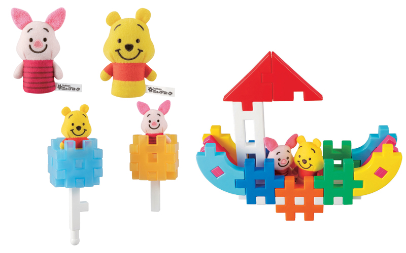 ミッキーの可愛いパズルやプーさんのブロックも 学研 ディズニーの知育玩具が登場